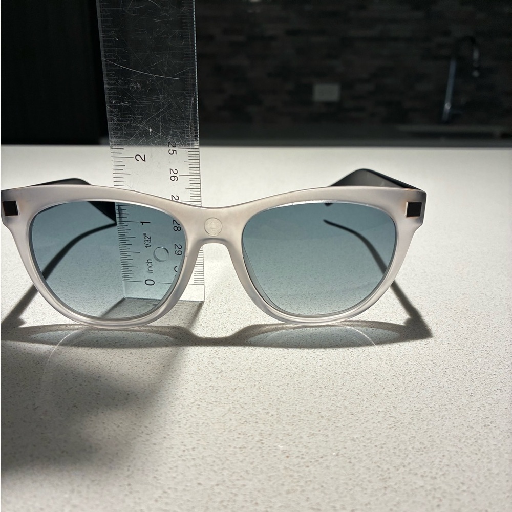 Men's Krizia Black & Frosted/Clear Frame Sunglasses - Picture 7 of 9